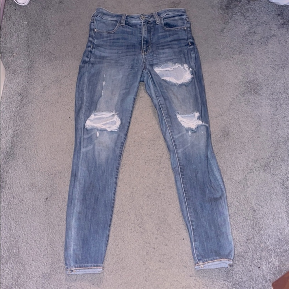Aeo super high rise jegging